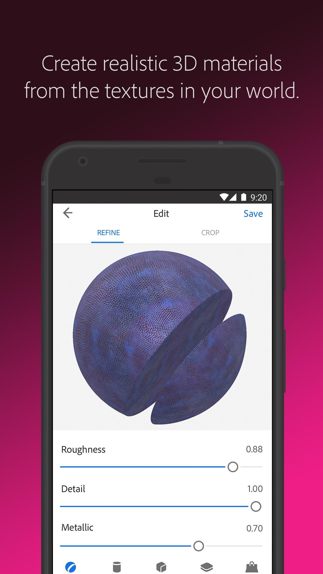 اسکرین شات 6 برنامه Adobe Capture: Illustrator,Ps