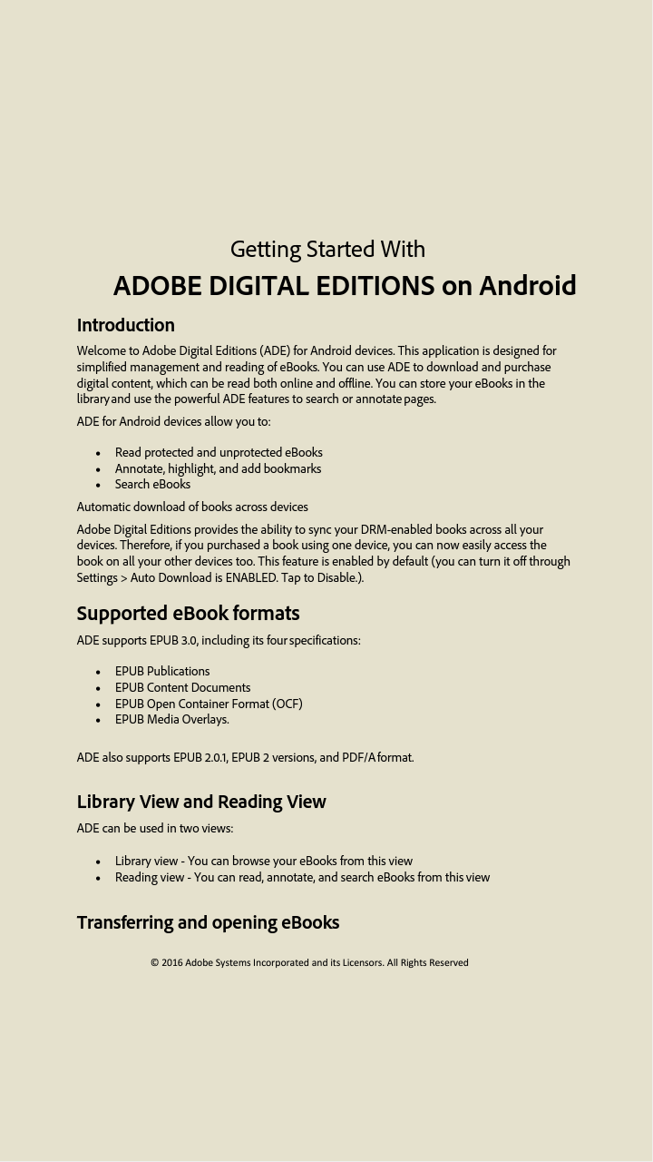 اسکرین شات 2 برنامه Adobe Digital Editions