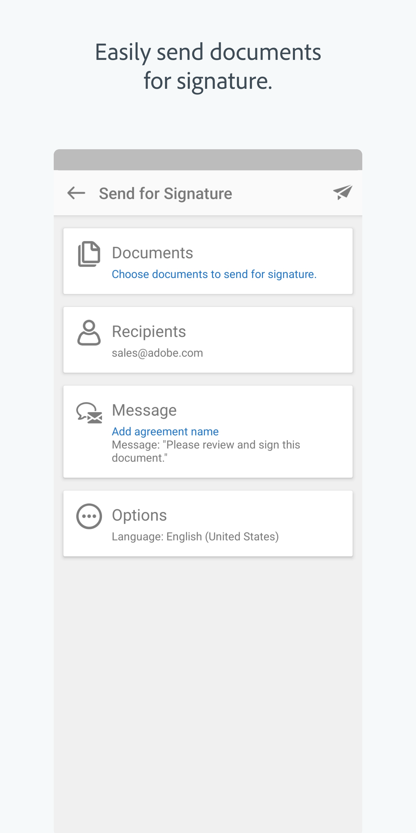 اسکرین شات 2 برنامه Adobe Acrobat Sign