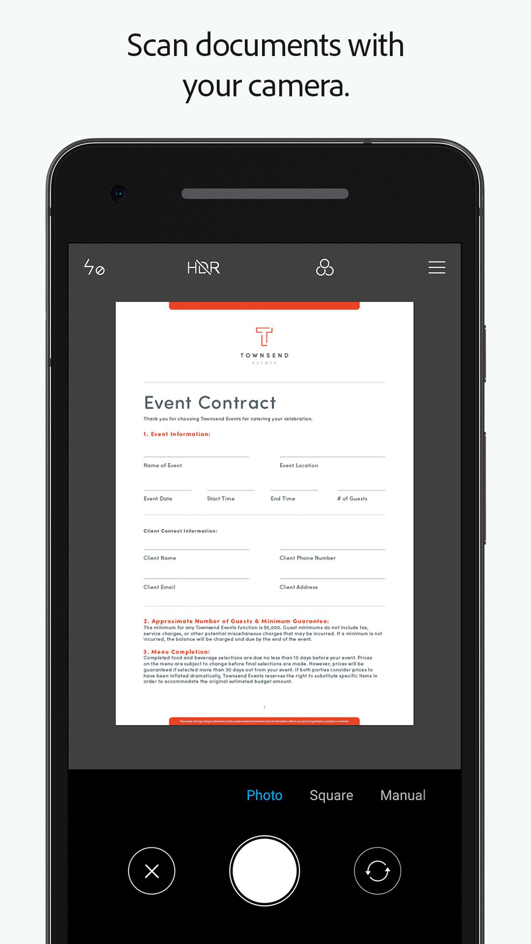 اسکرین شات 2 برنامه Adobe Fill & Sign