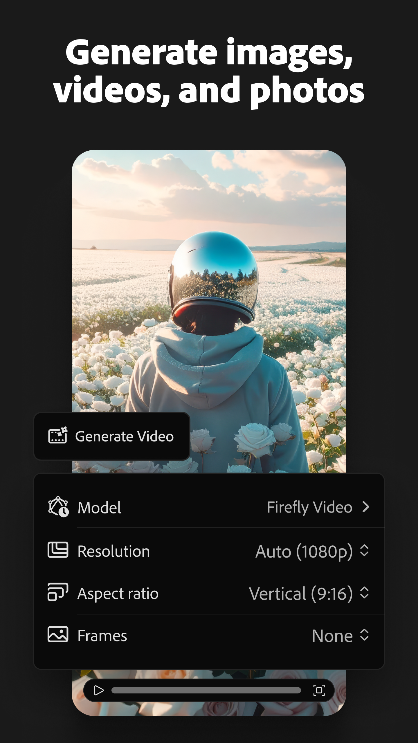 اسکرین شات 2 برنامه Adobe Firefly: AI Generator