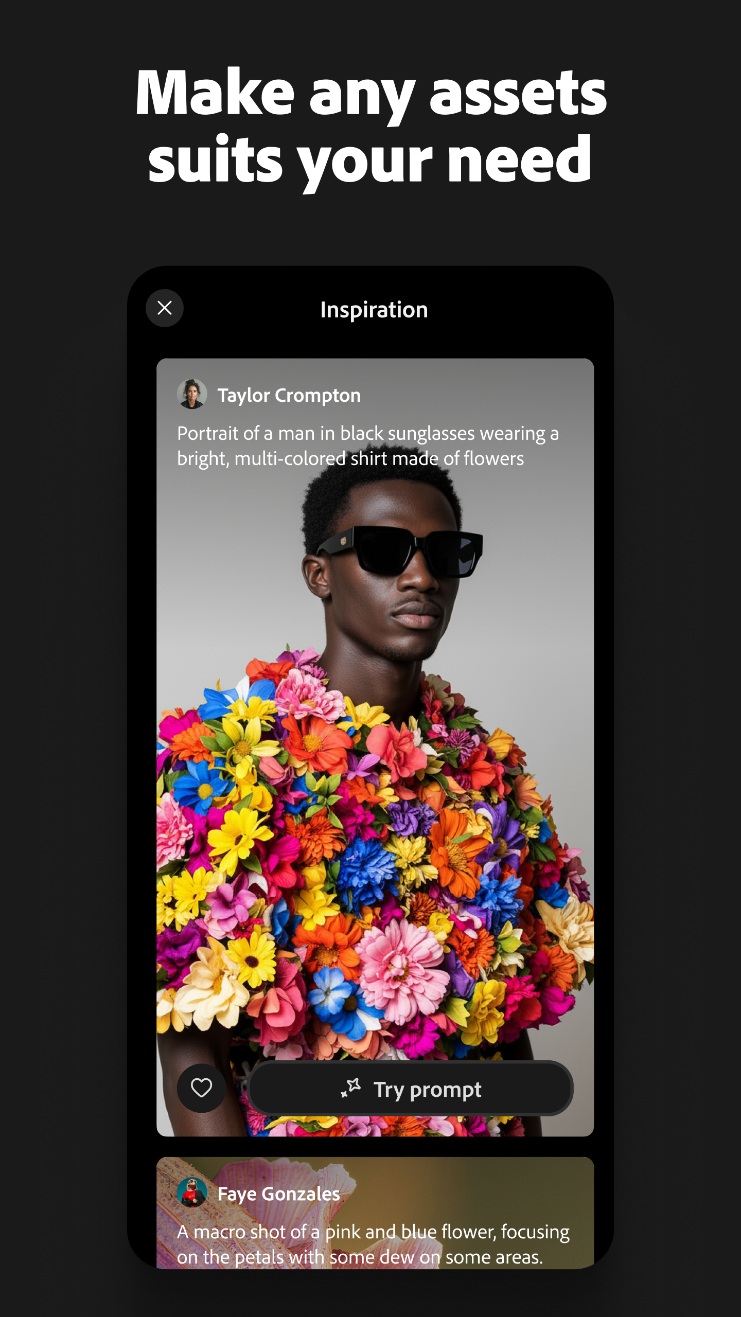 اسکرین شات 6 برنامه Adobe Firefly: AI Generator