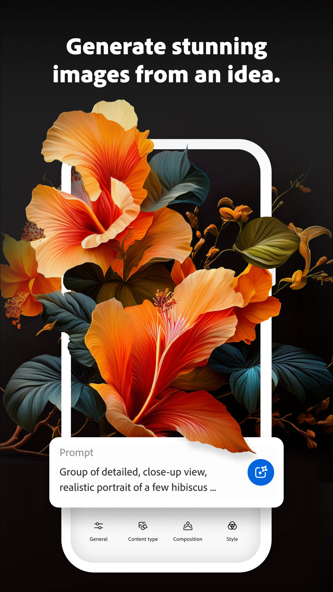 اسکرین شات 2 برنامه Adobe Firefly: AI Generator