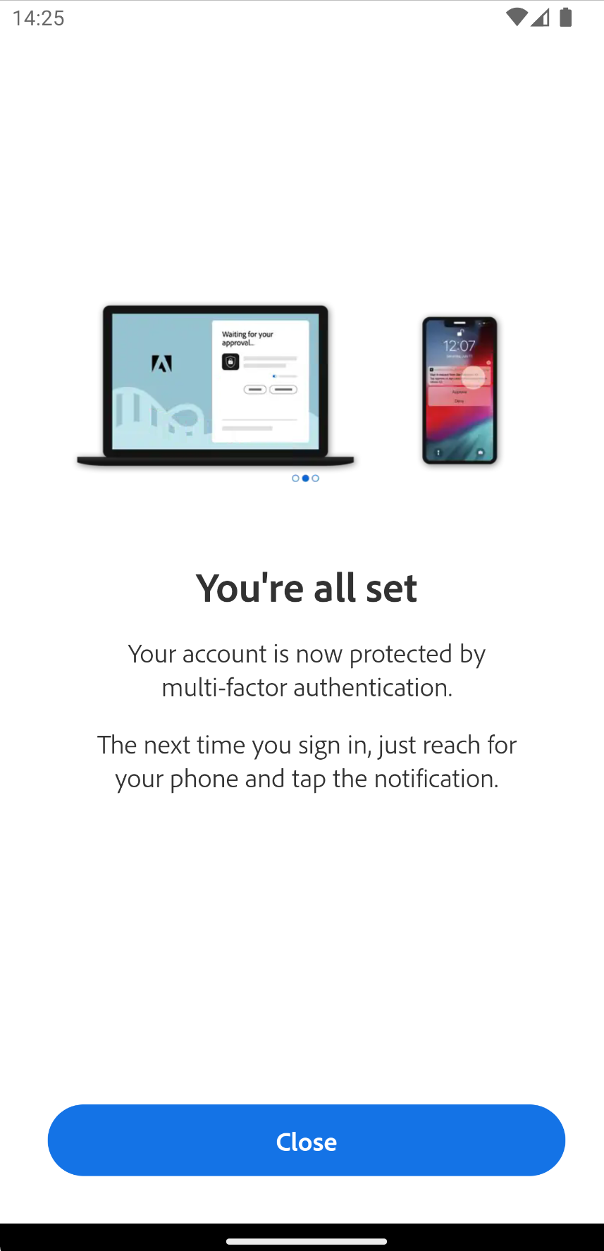 اسکرین شات 2 برنامه Adobe Account Access