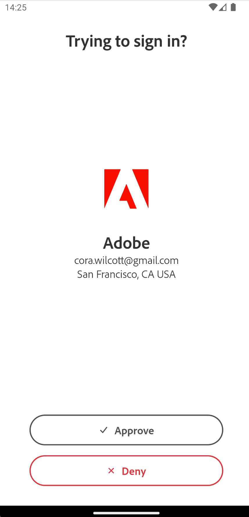 اسکرین شات 4 برنامه Adobe Account Access