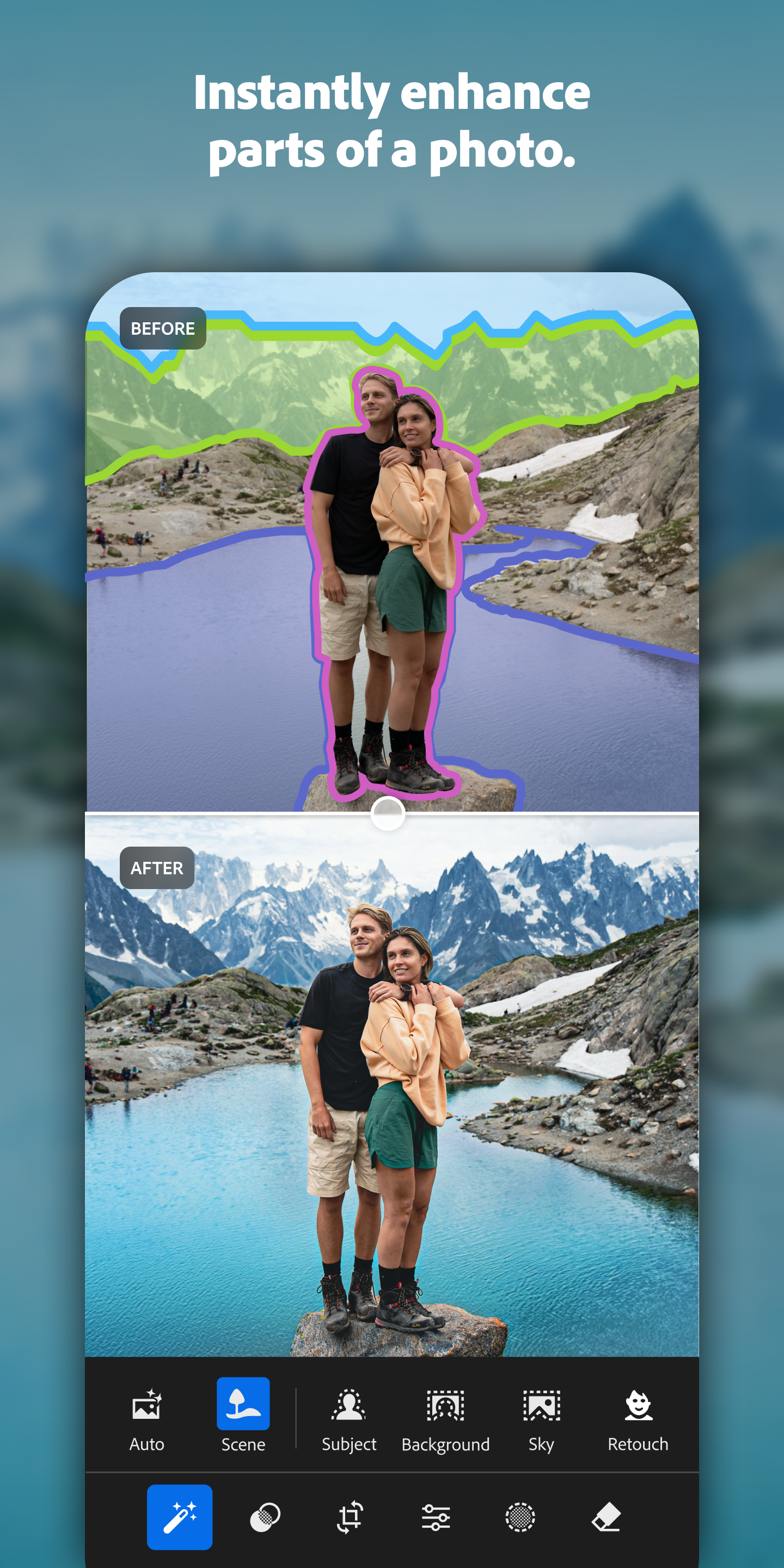 اسکرین شات 1 برنامه لایت روم (Adobe Lightroom - Photo Editor & Pro Camera)