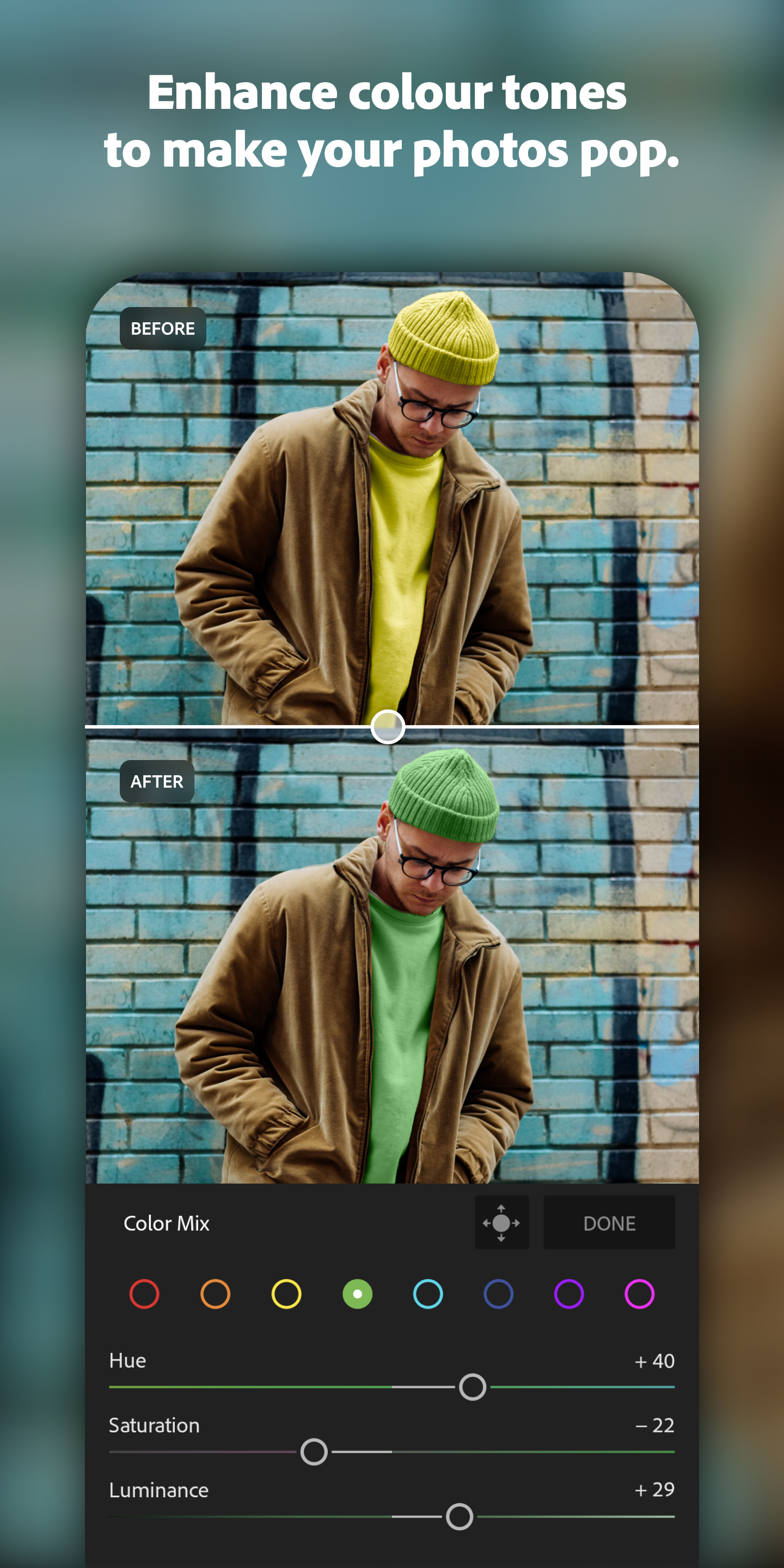 اسکرین شات 5 برنامه لایت روم (Adobe Lightroom - Photo Editor & Pro Camera)