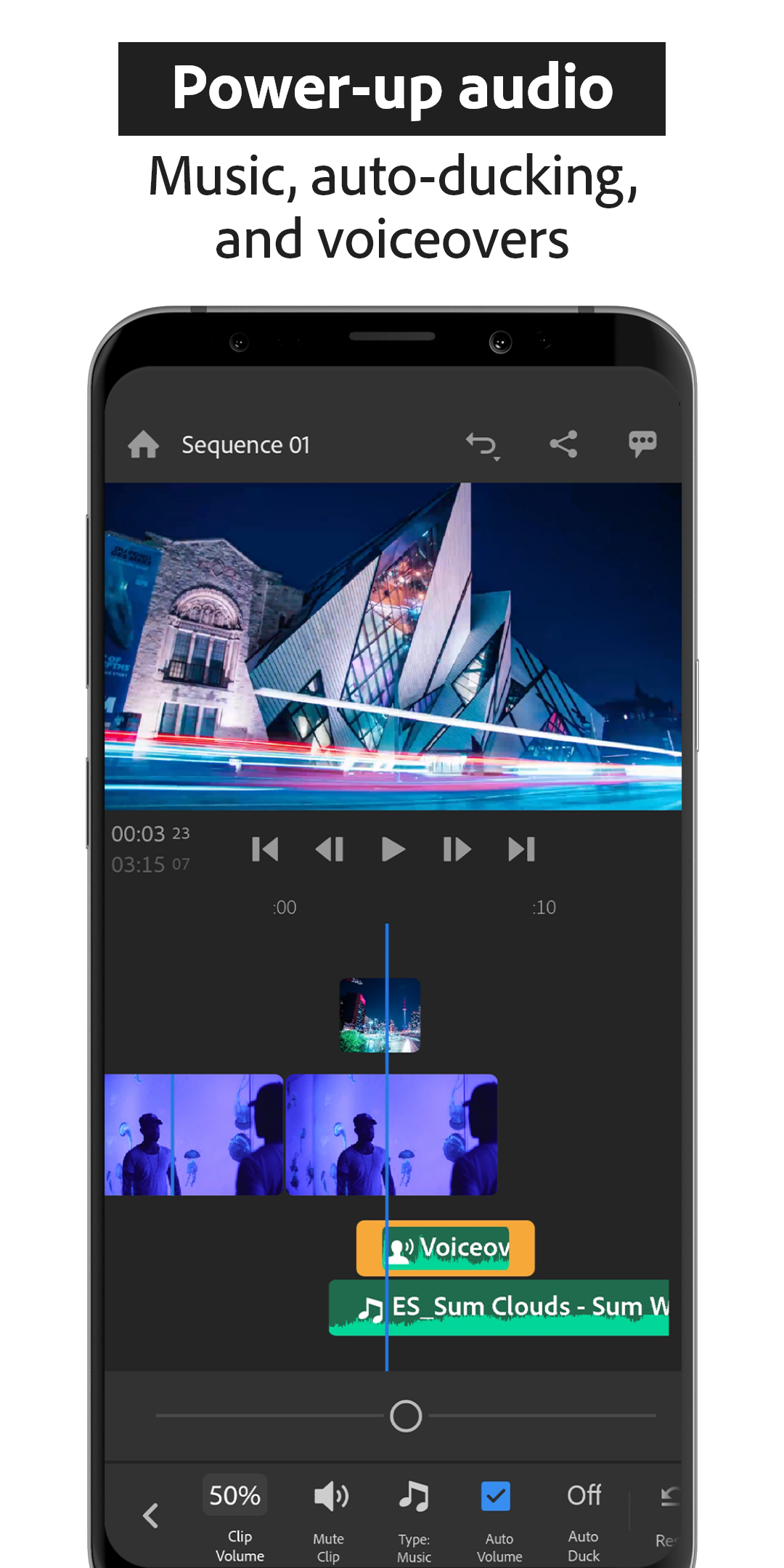 اسکرین شات 5 برنامه Adobe Premiere Rush: Video
