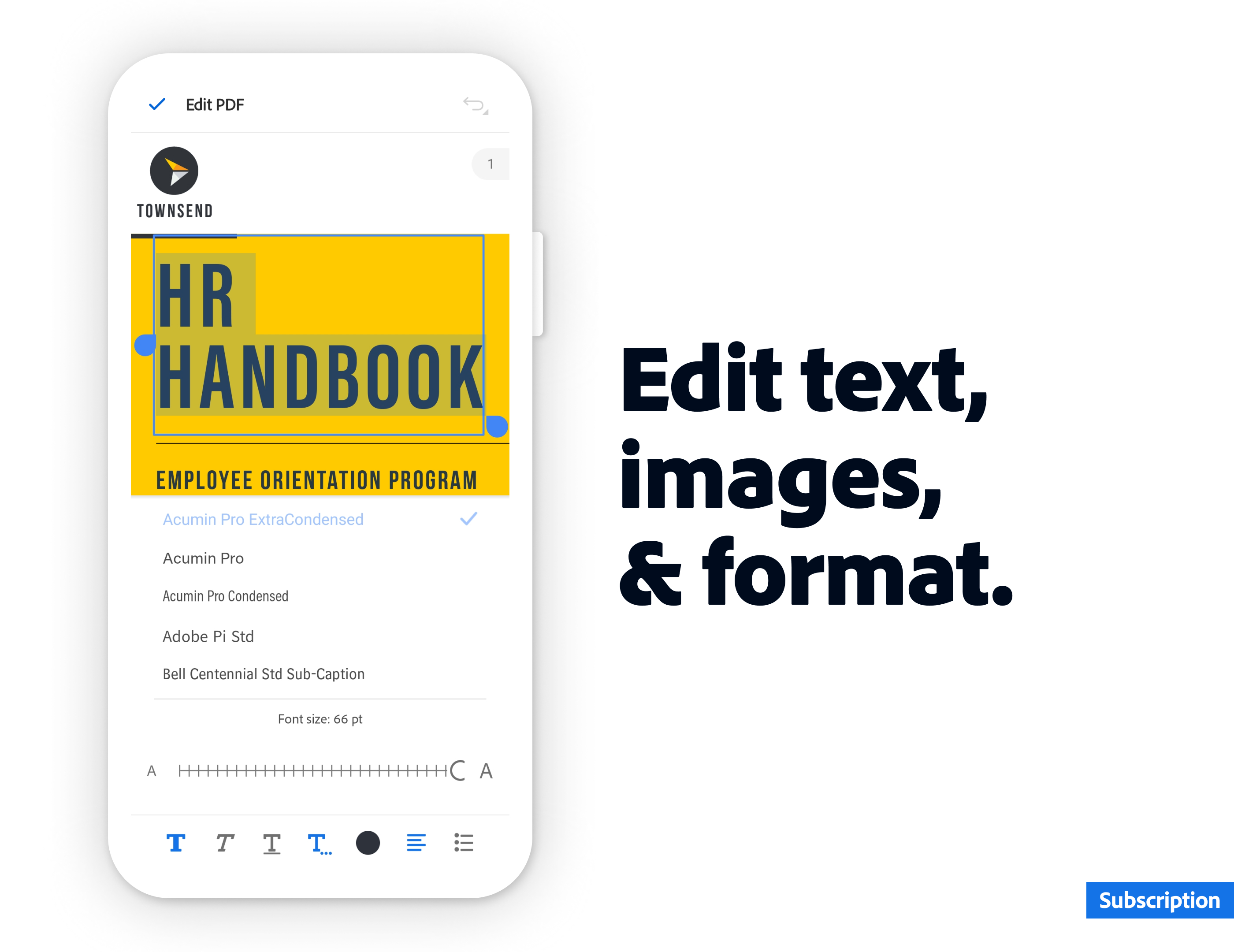 اسکرین شات 8 برنامه Adobe Acrobat Reader: Edit PDF
