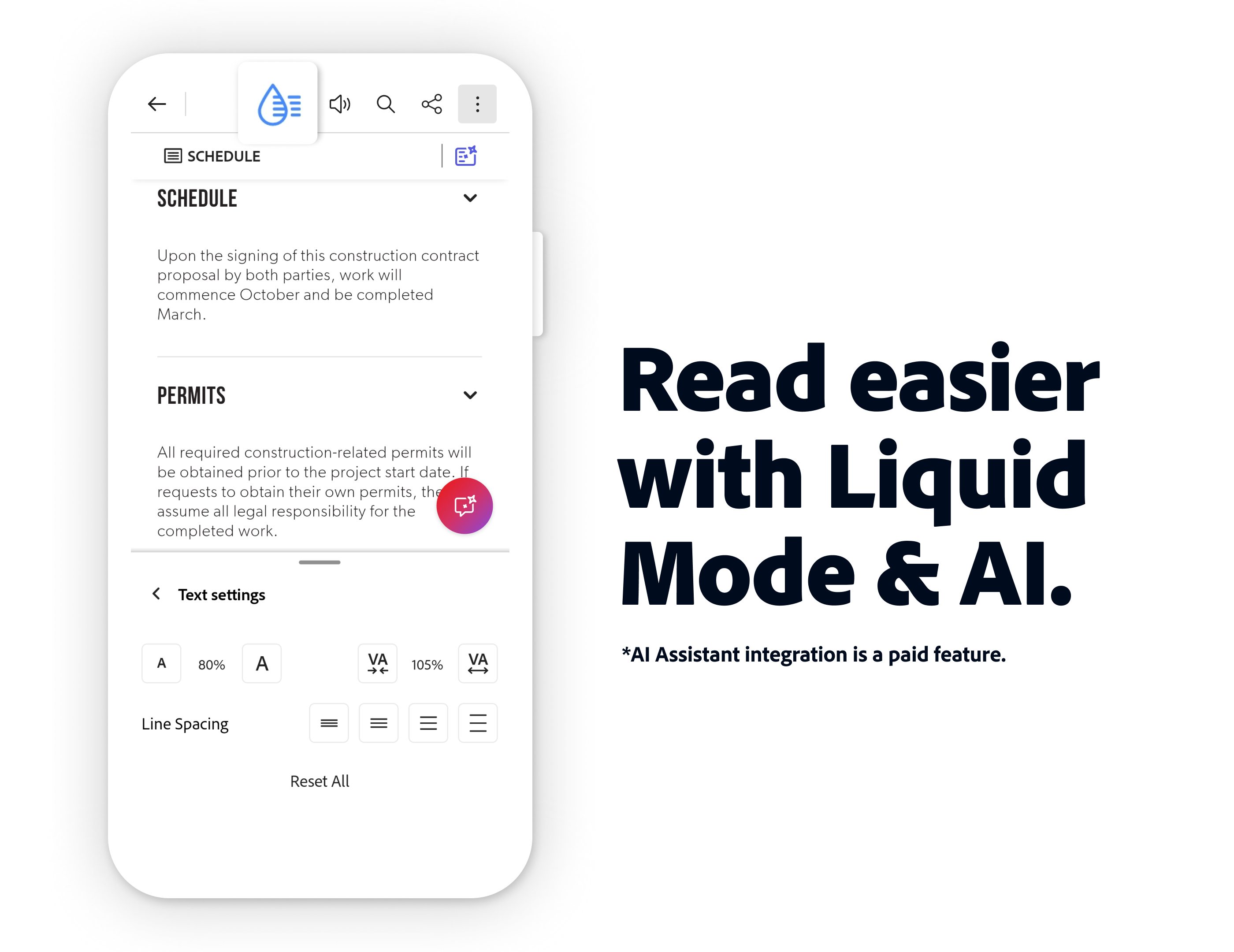 اسکرین شات 6 برنامه Adobe Acrobat Reader: Edit PDF