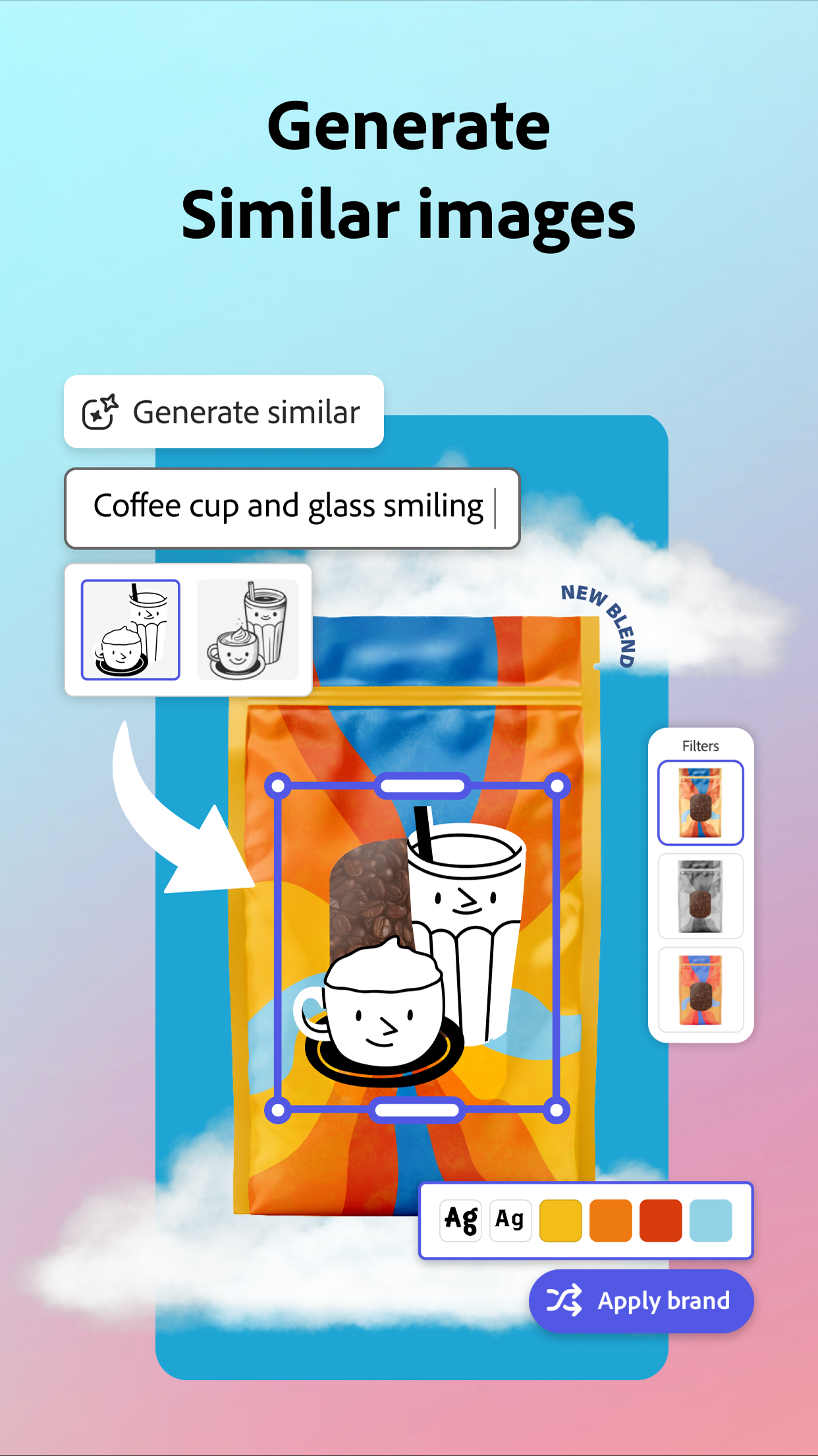 اسکرین شات 3 برنامه Adobe Express: AI Photo, Video