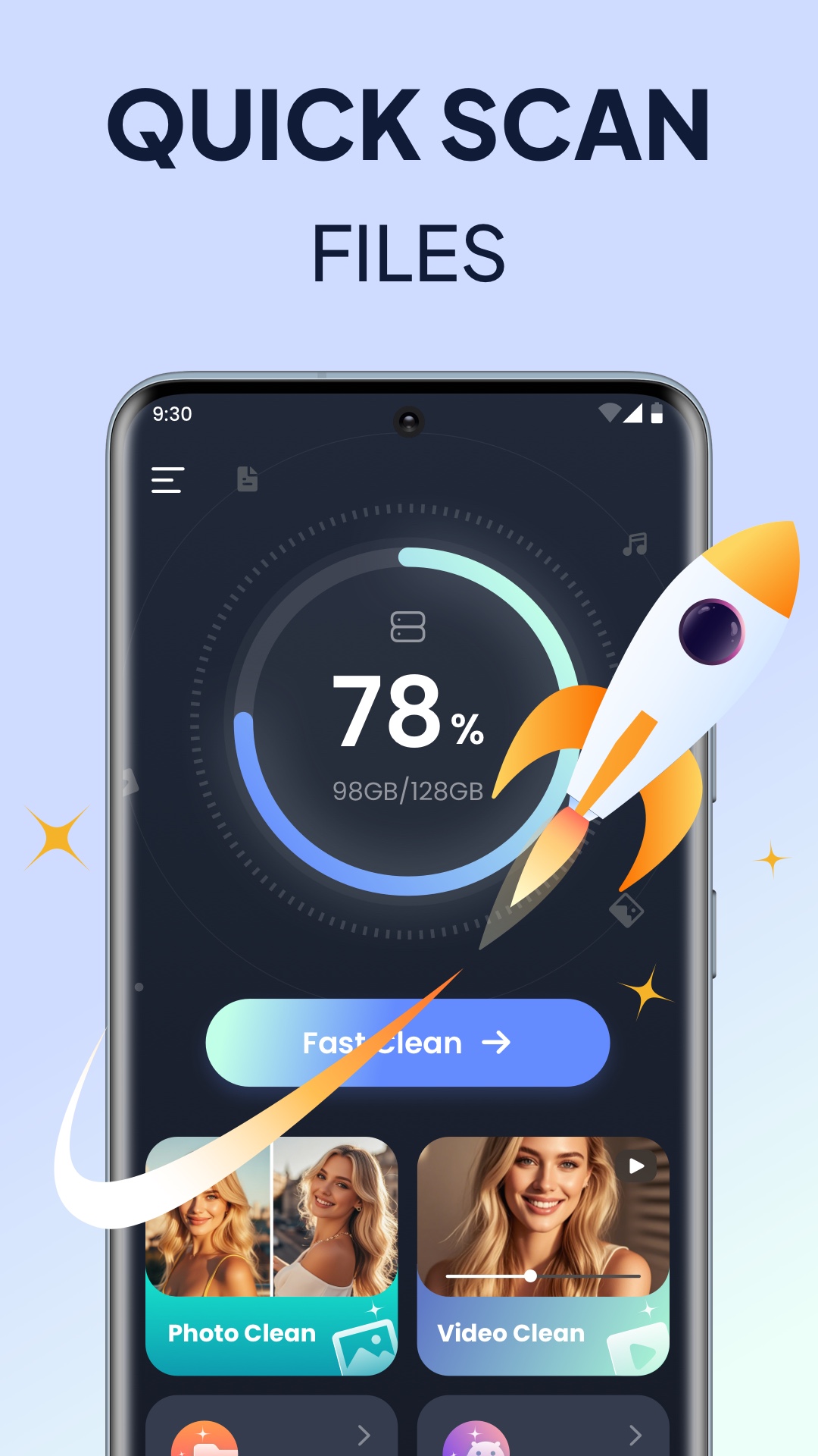 اسکرین شات 1 برنامه SmartCleaner--Photo&File