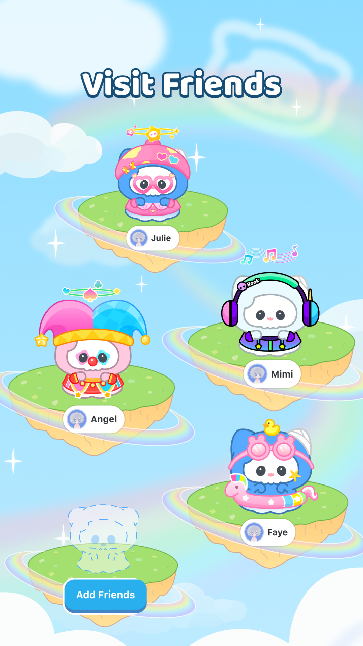 اسکرین شات 4 برنامه Adoraboo - Raise Boos Together
