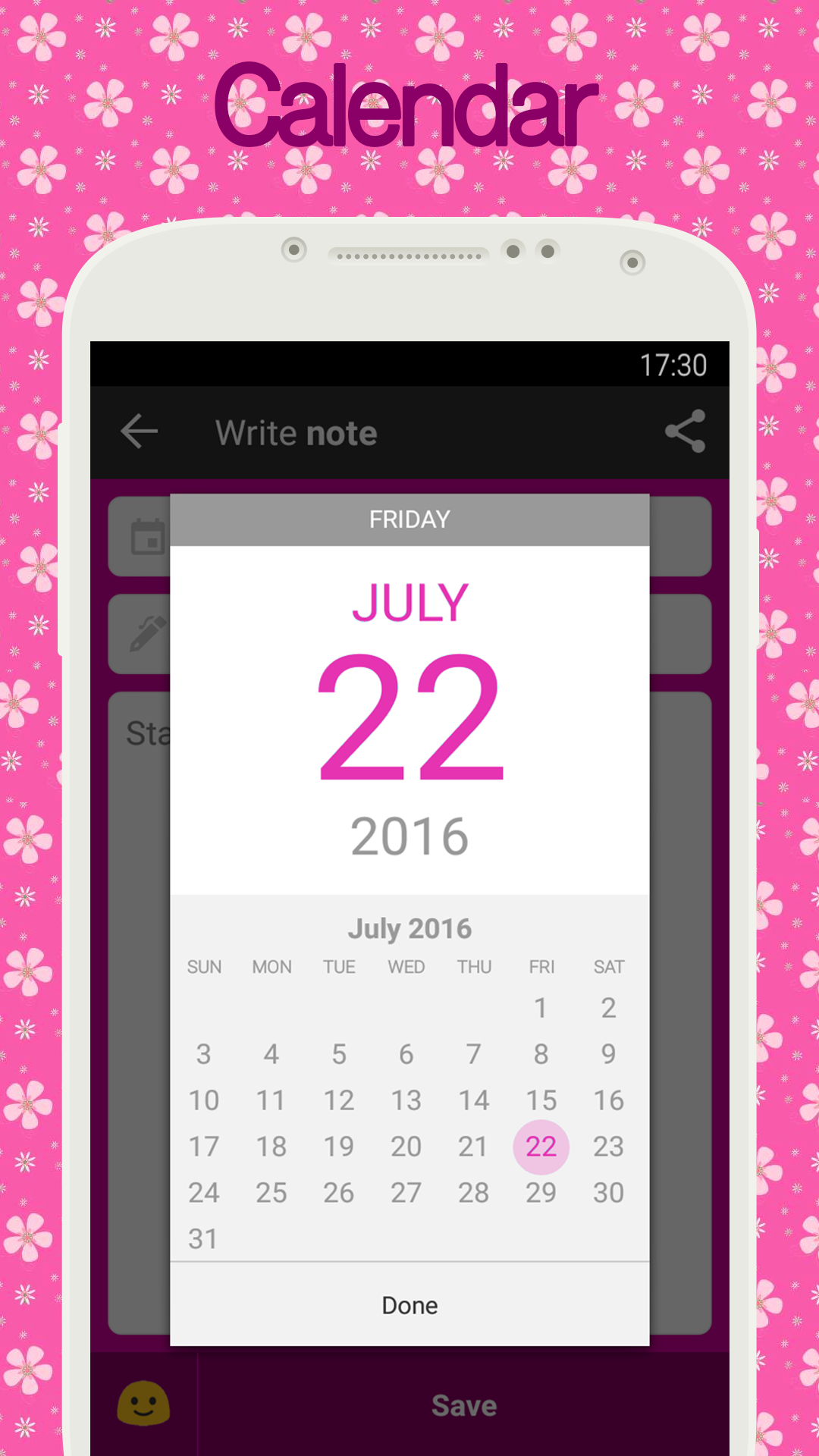 اسکرین شات 7 برنامه Diary with lock