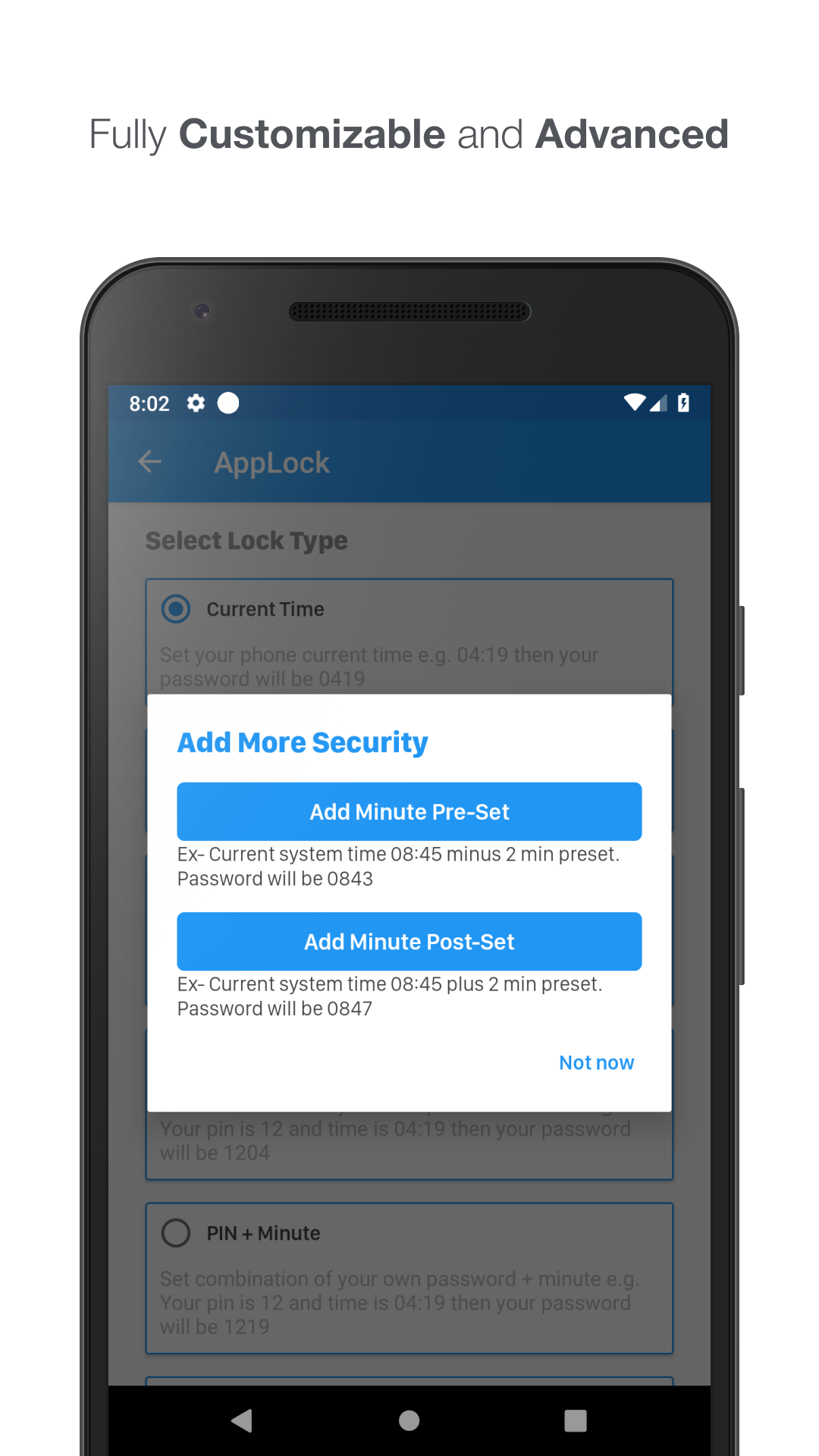 اسکرین شات 5 برنامه AppLock - Time Password
