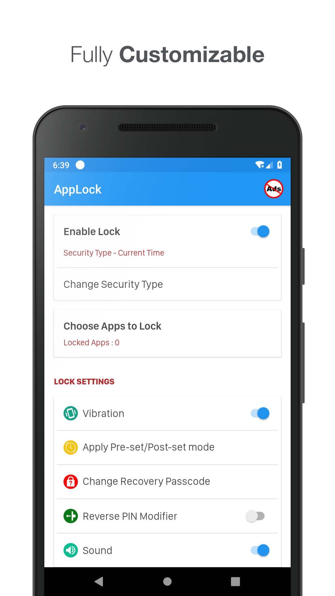 اسکرین شات 1 برنامه AppLock - Time Password