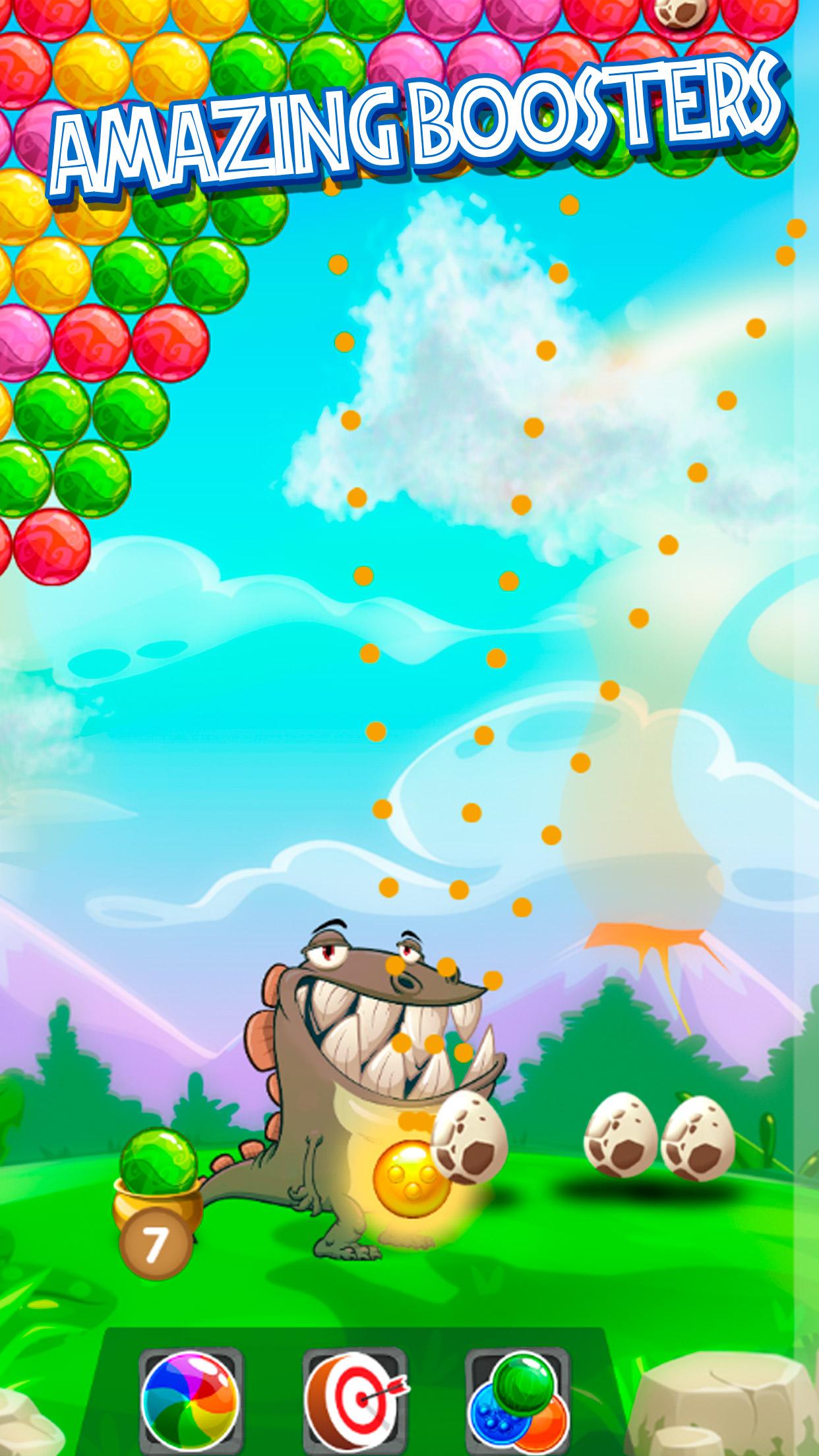 اسکرین شات 5 بازی Dino Pop Bubble Shooter Arcade