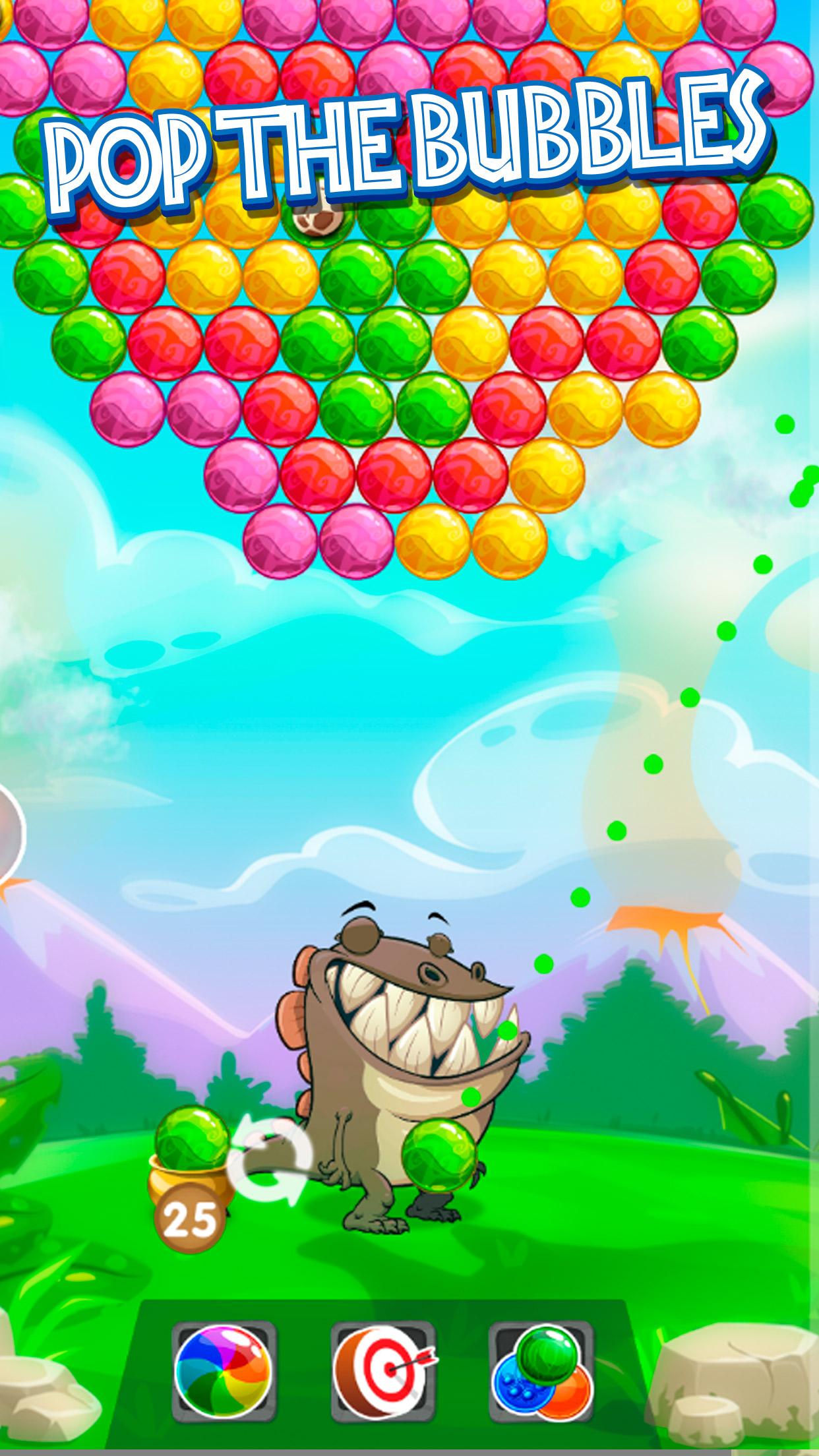 اسکرین شات 2 بازی Dino Pop Bubble Shooter Arcade