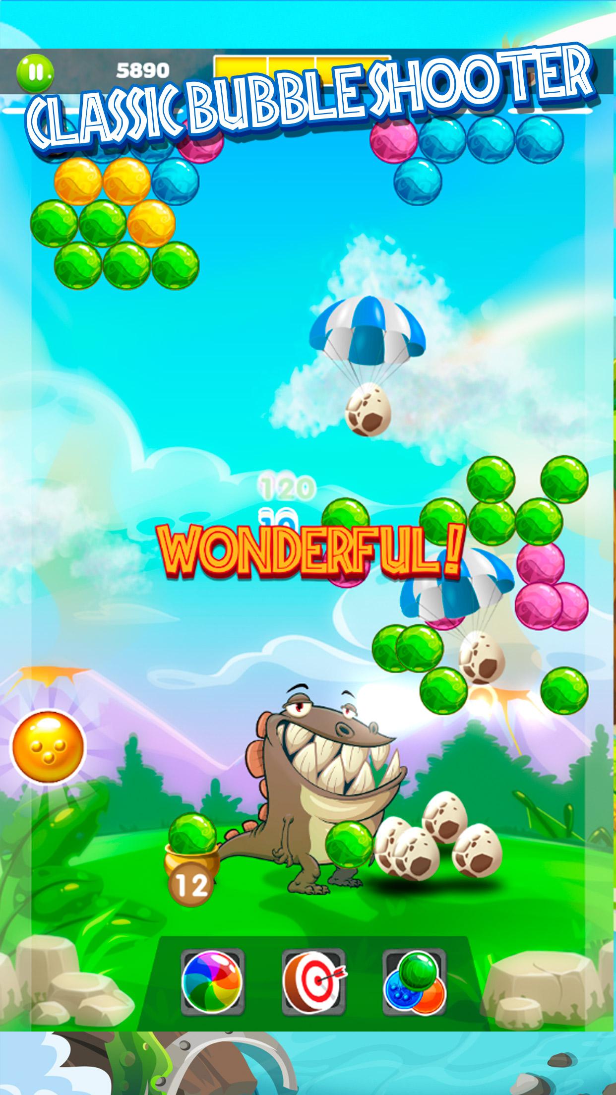 اسکرین شات 7 بازی Dino Pop Bubble Shooter Arcade