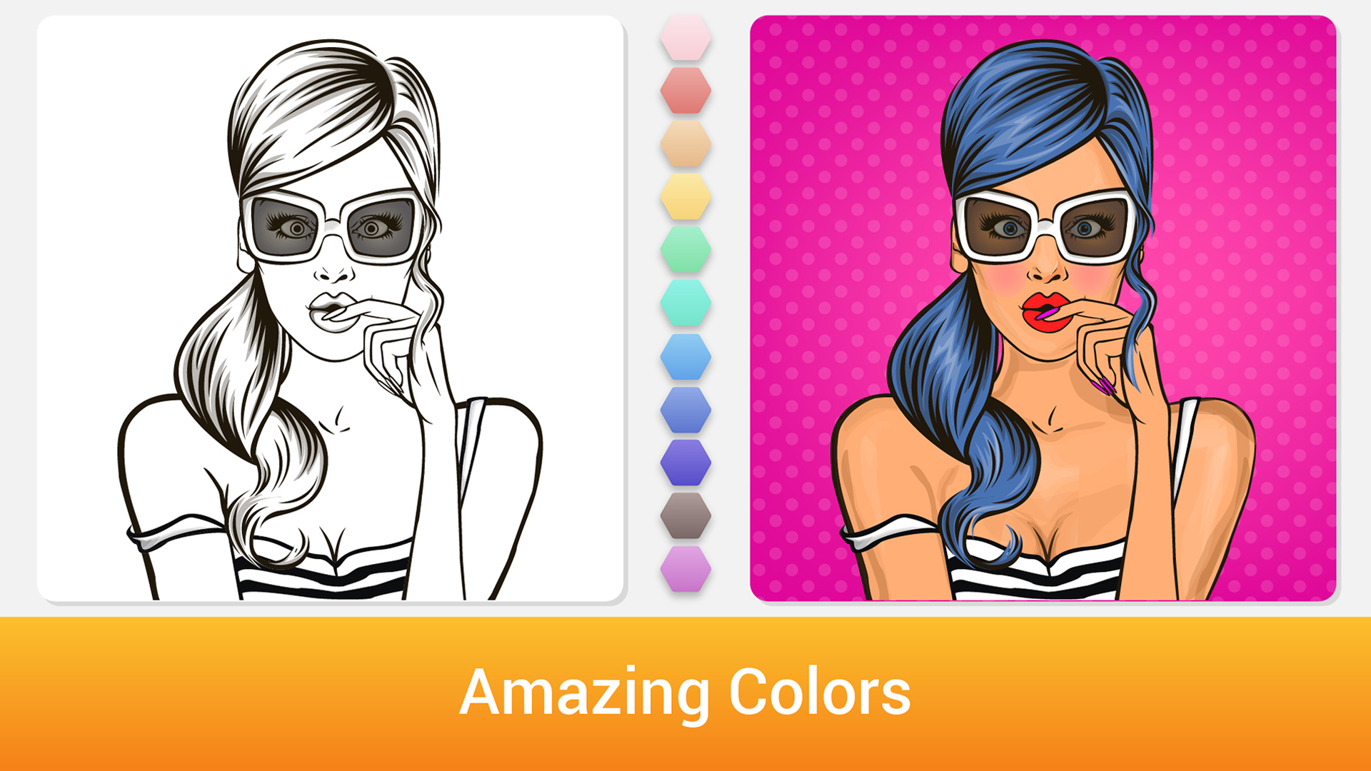 اسکرین شات 3 برنامه ColorMe - Adults Coloring Book