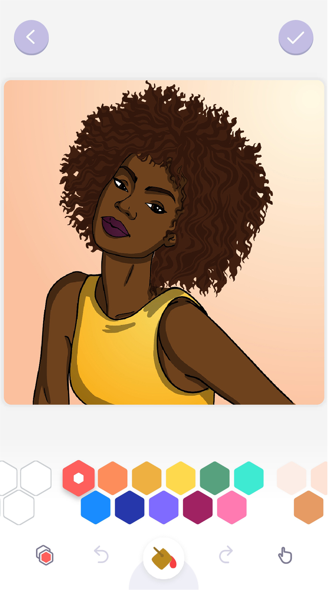 اسکرین شات 6 برنامه ColorMe - Adults Coloring Book