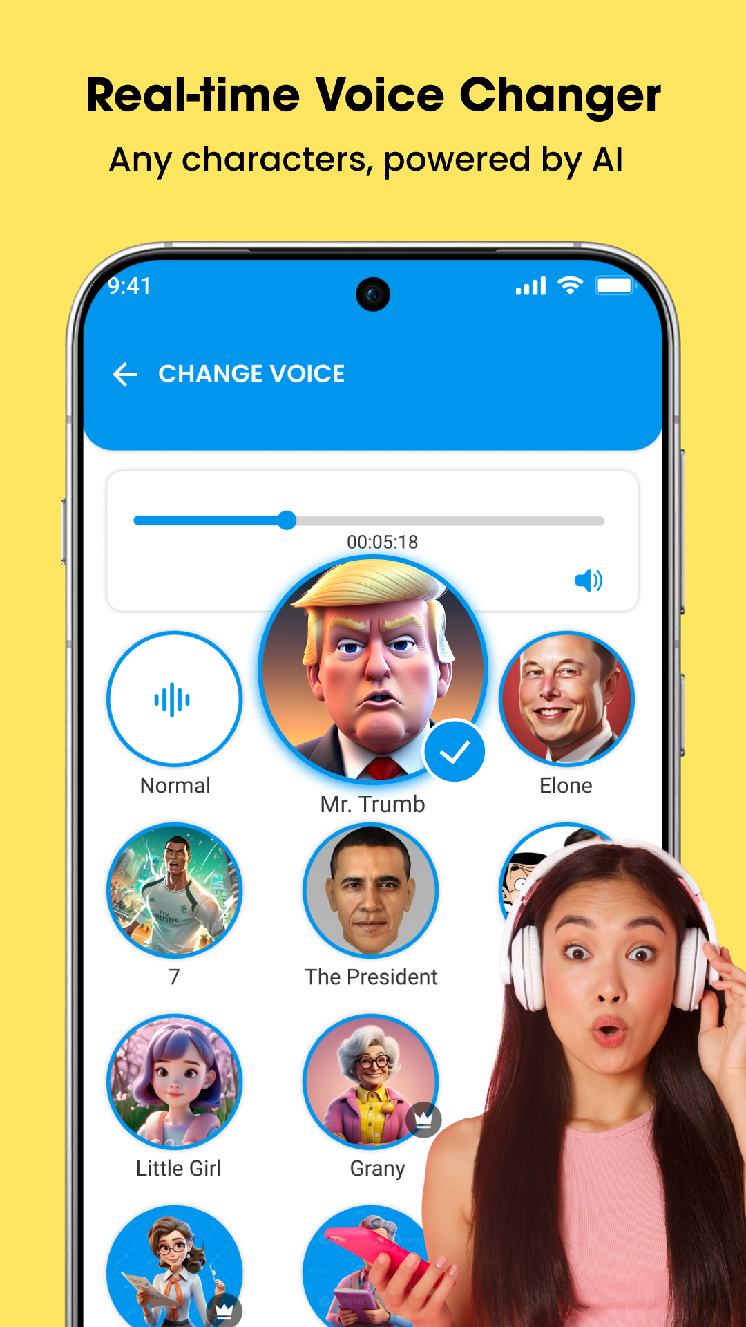 اسکرین شات 3 برنامه Voice Recorder - Voice Changer