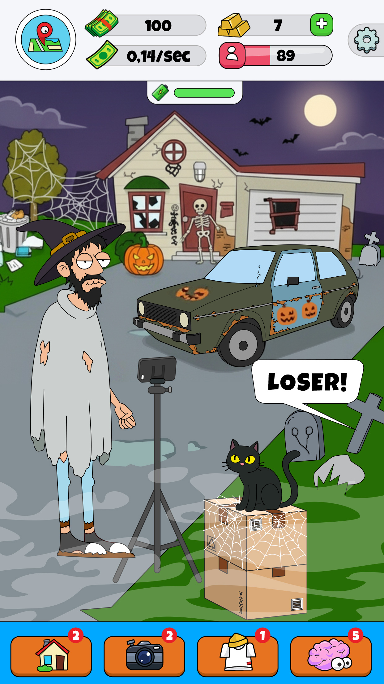 اسکرین شات 2 بازی Lamar - Idle Vlogger