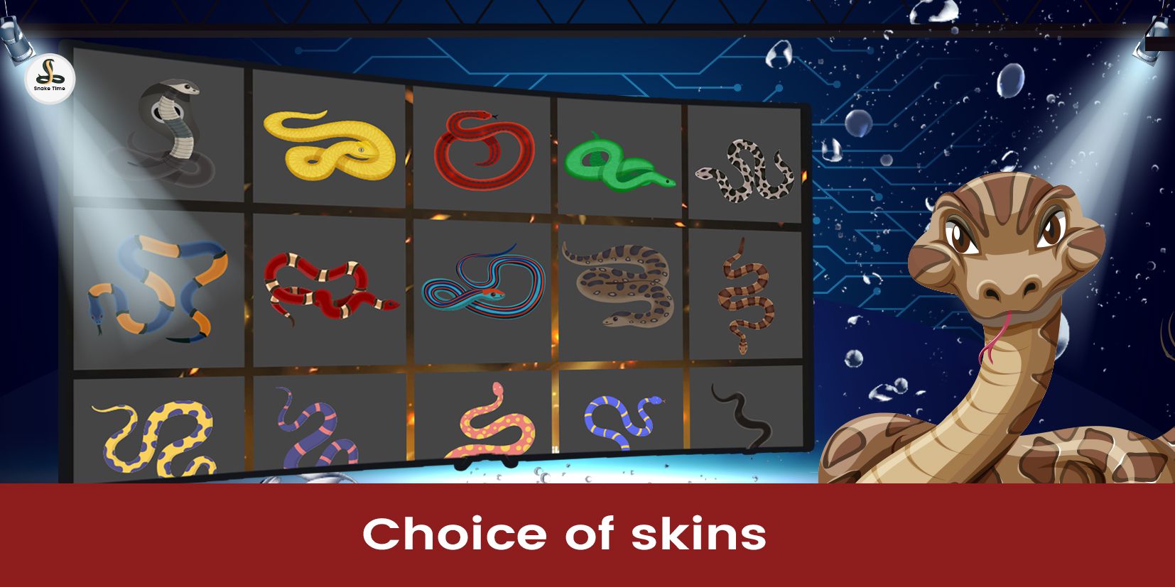 اسکرین شات 1 بازی Snake TIME