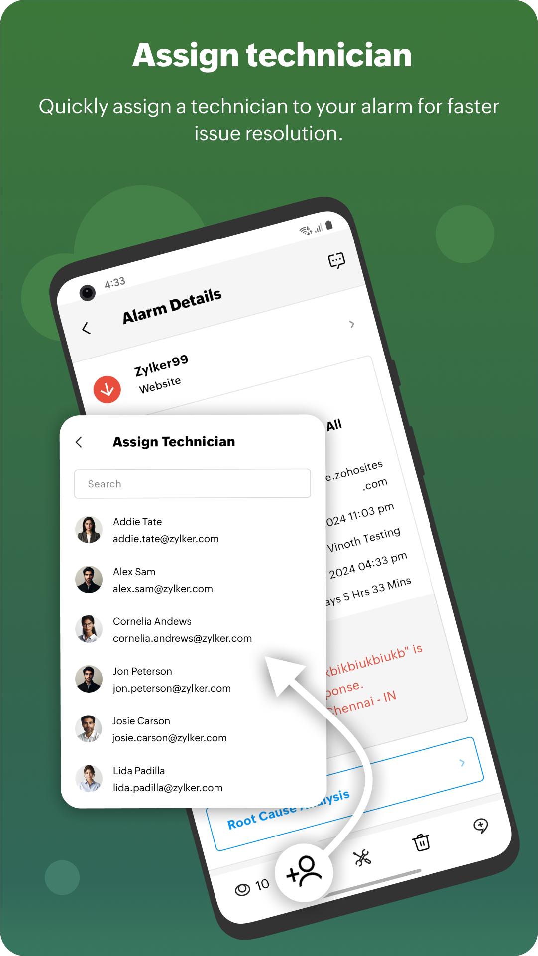 اسکرین شات 6 برنامه Site24x7