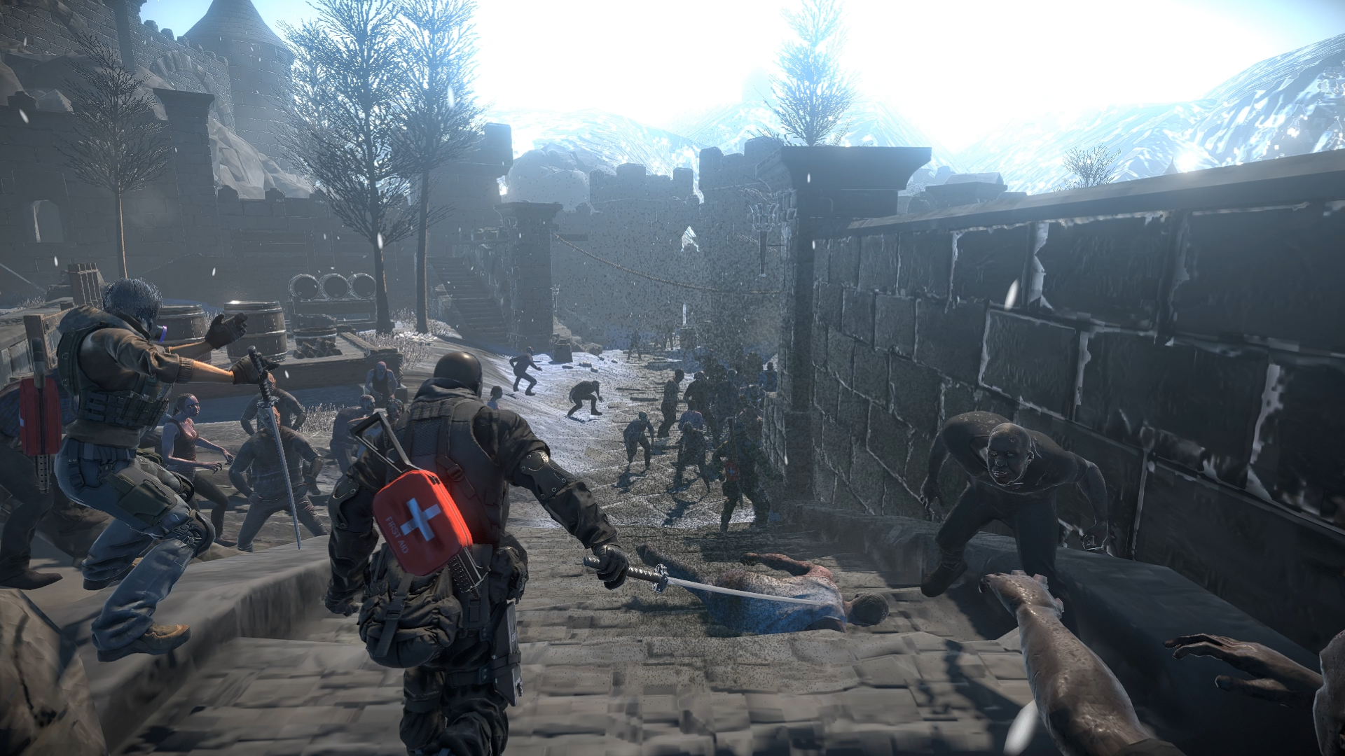اسکرین شات 3 بازی Zombie War:New World