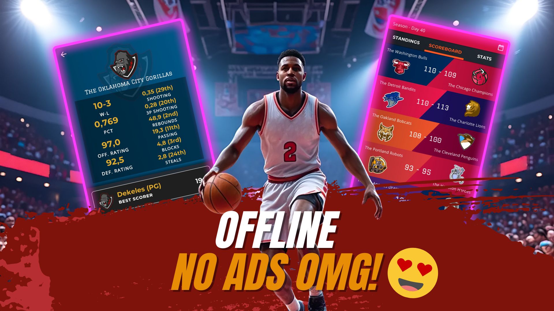 اسکرین شات 7 بازی Basketball Career 25