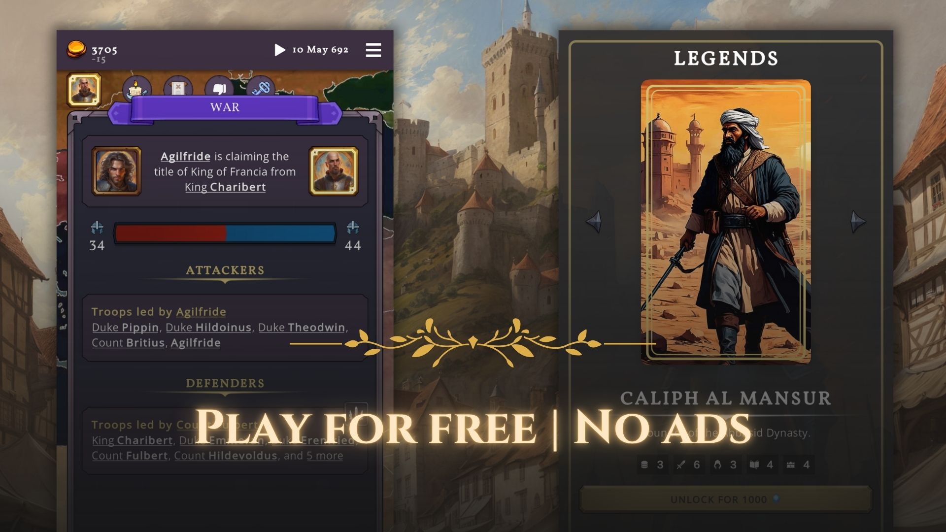 اسکرین شات 6 بازی Clovis Medieval Grand Strategy