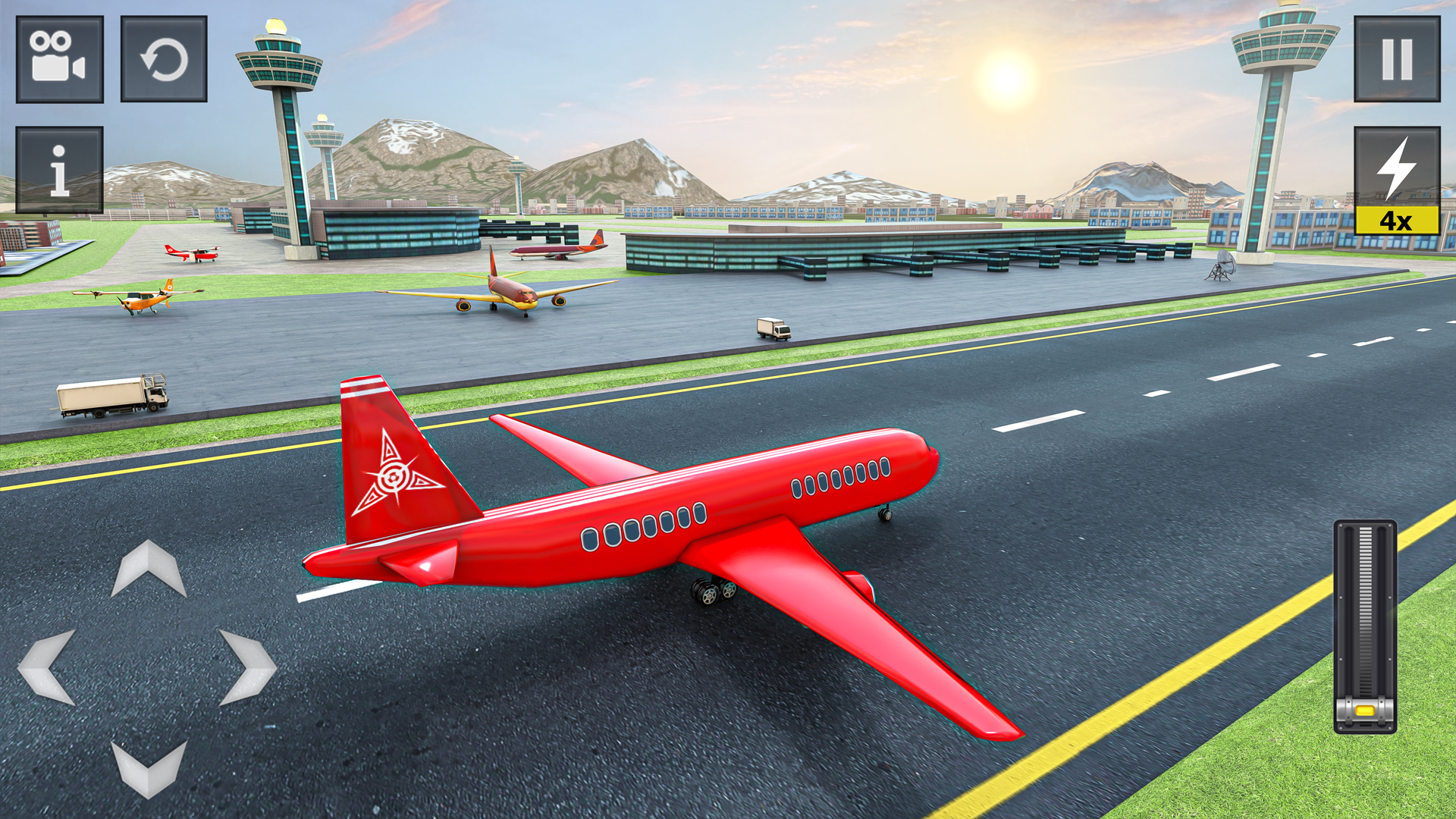 اسکرین شات 4 برنامه Flight Simulator - Plane Games