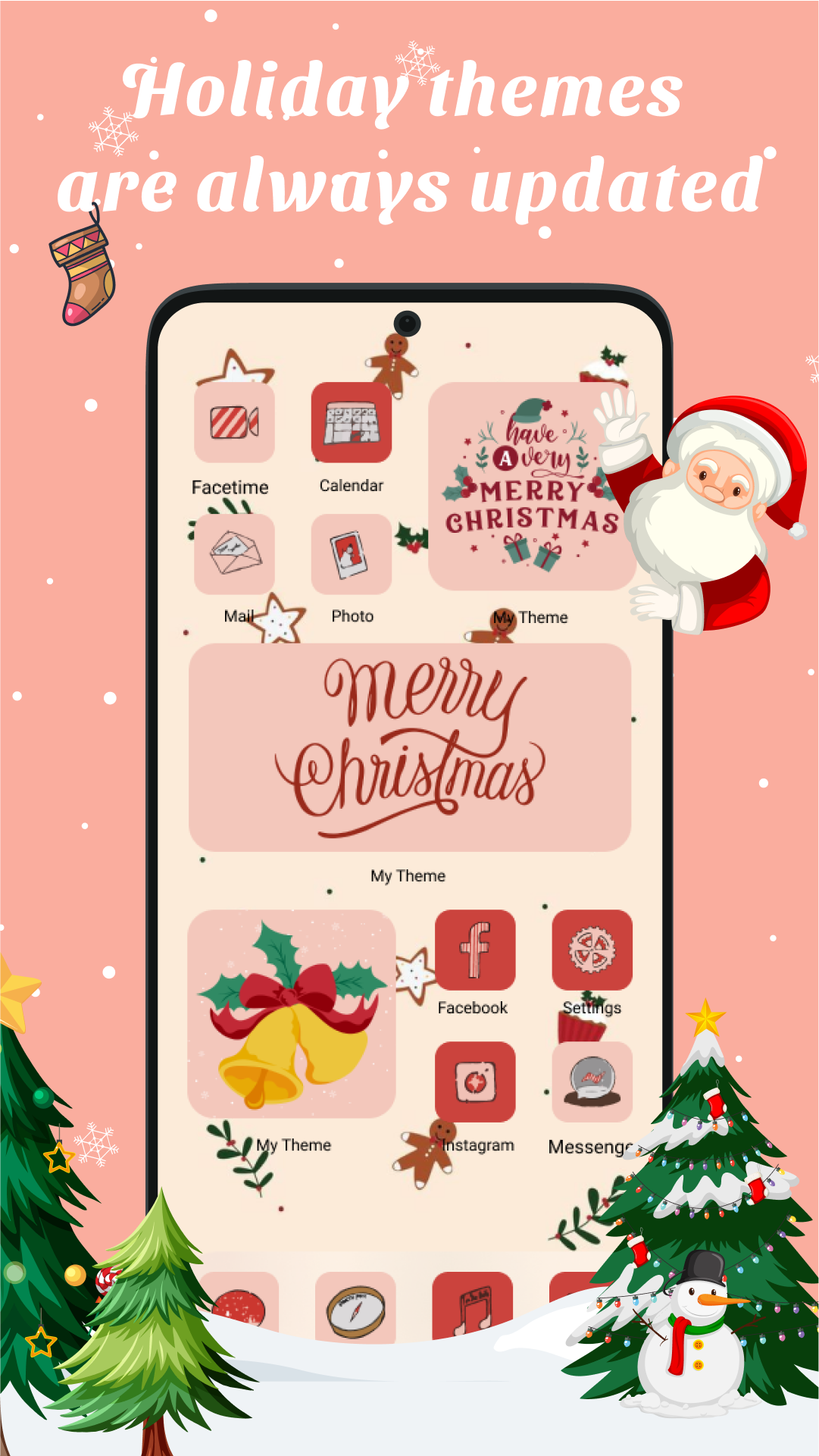 اسکرین شات برنامه MyTheme: Icon Changer & Themes 3