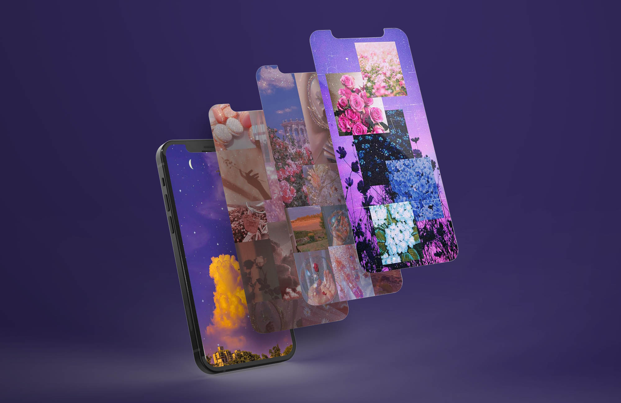 اسکرین شات 3 برنامه Cute Aesthetic Wallpapers