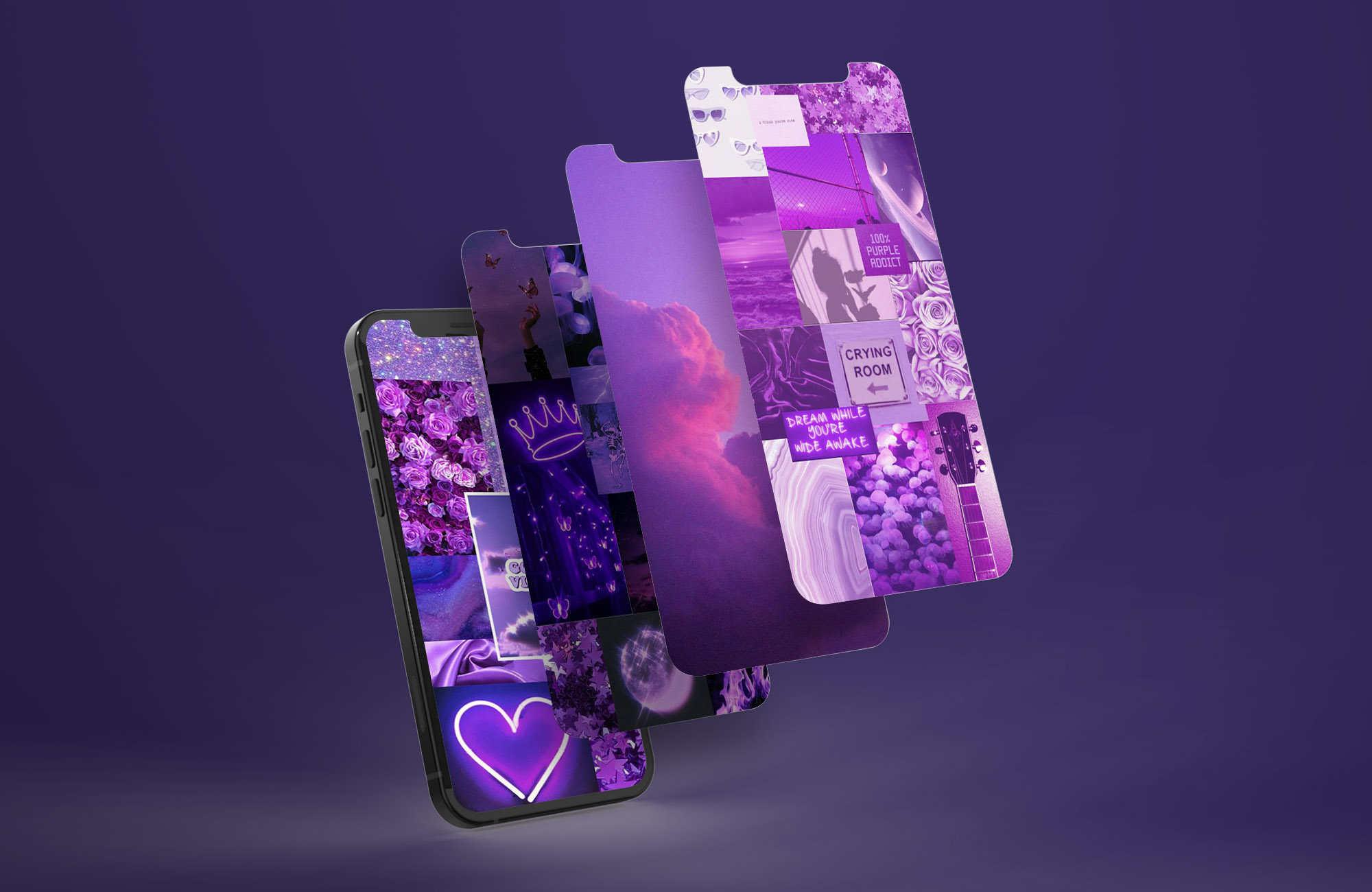 اسکرین شات 1 برنامه Cute Aesthetic Wallpapers
