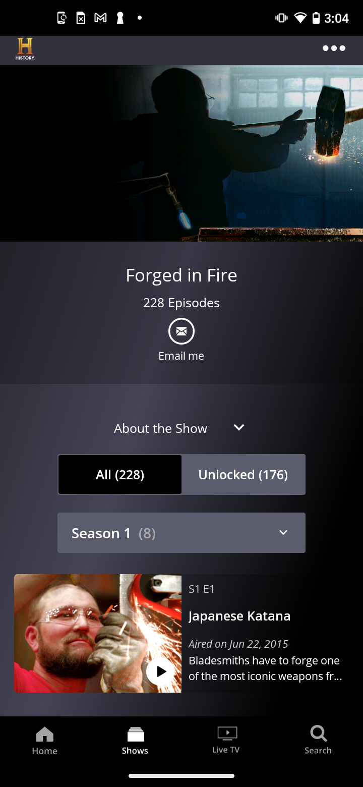 اسکرین شات 4 برنامه HISTORY: Shows & Documentaries