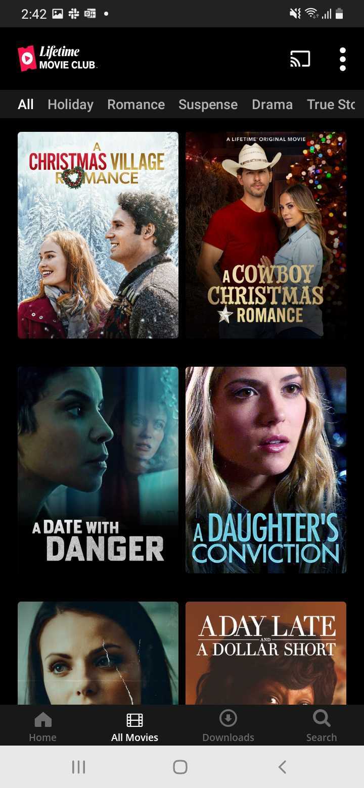 اسکرین شات 3 برنامه Lifetime Movie Club