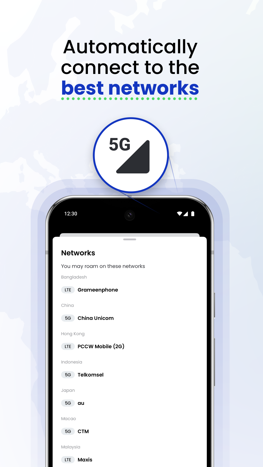اسکرین شات 4 برنامه aloSIM - eSIM Travel Sim Card