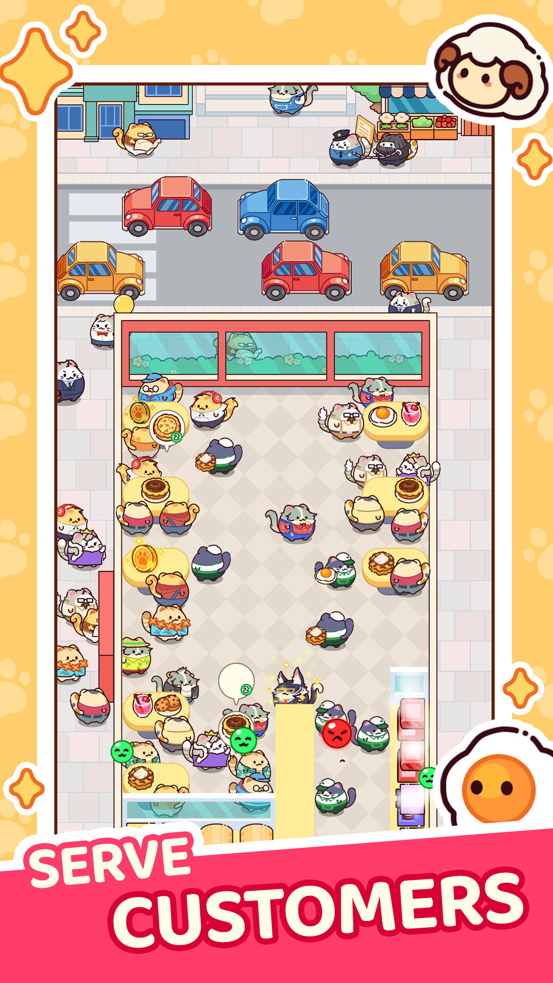 اسکرین شات 3 بازی Cat Restaurant: Food Bar Story