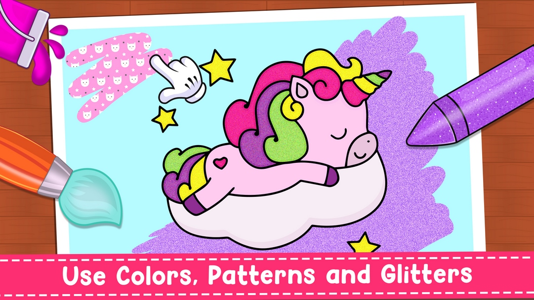 اسکرین شات 5 برنامه Toddler Coloring Book & Paint