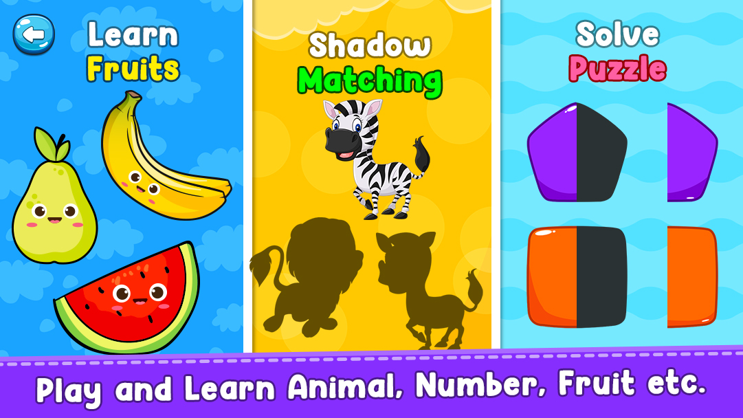 اسکرین شات 8 بازی Toddler Games For 2-5 Year Old