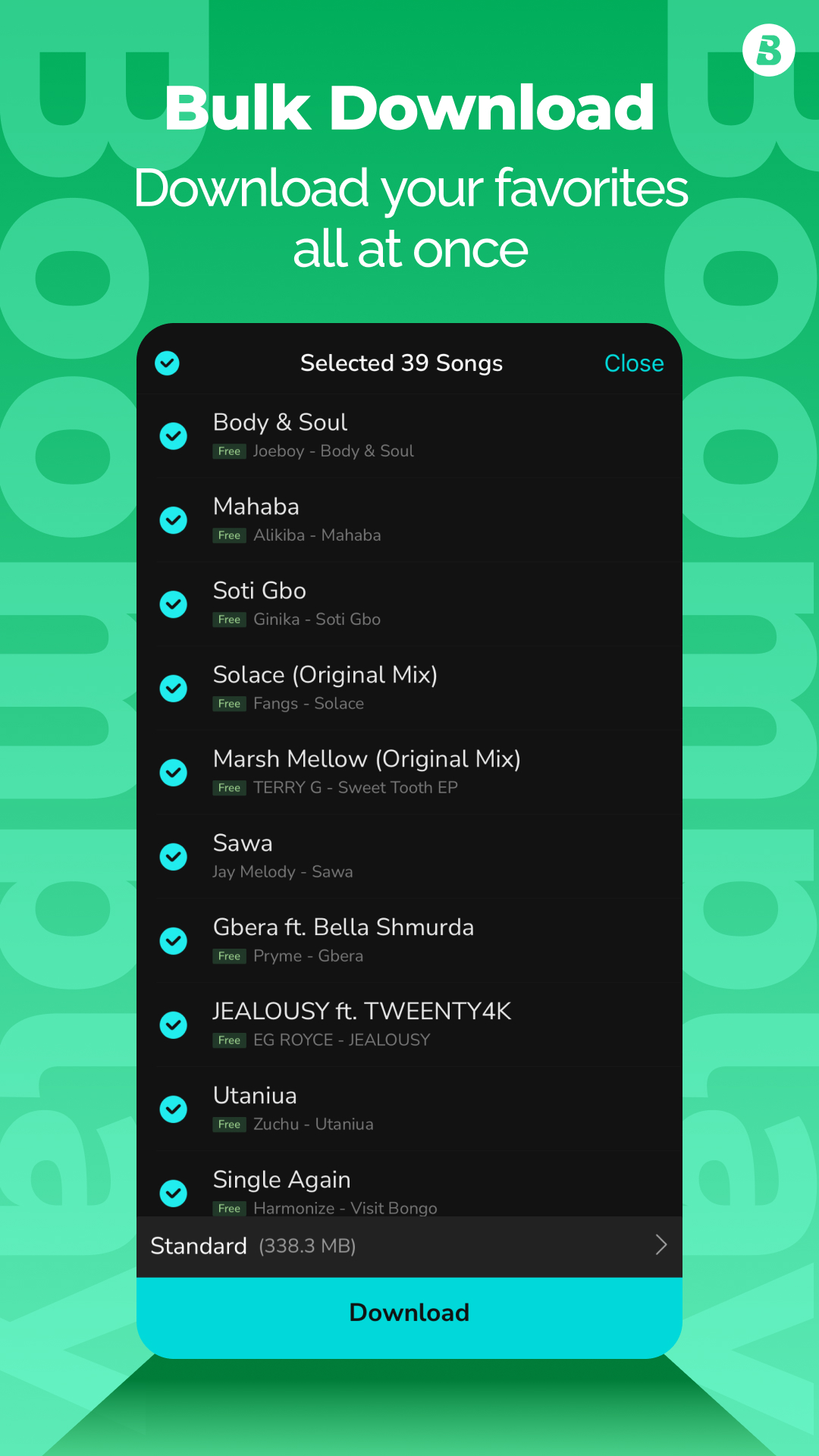 اسکرین شات 4 برنامه Boomplay: Music & Live Stream