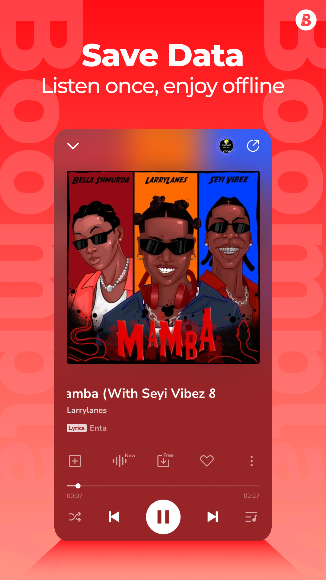 اسکرین شات 5 برنامه Boomplay - Download Music MP3