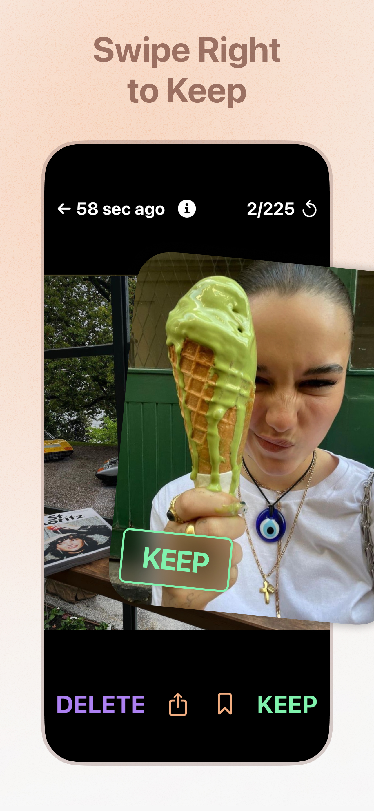 اسکرین شات 2 برنامه Photo Cleaner: Swipewipe