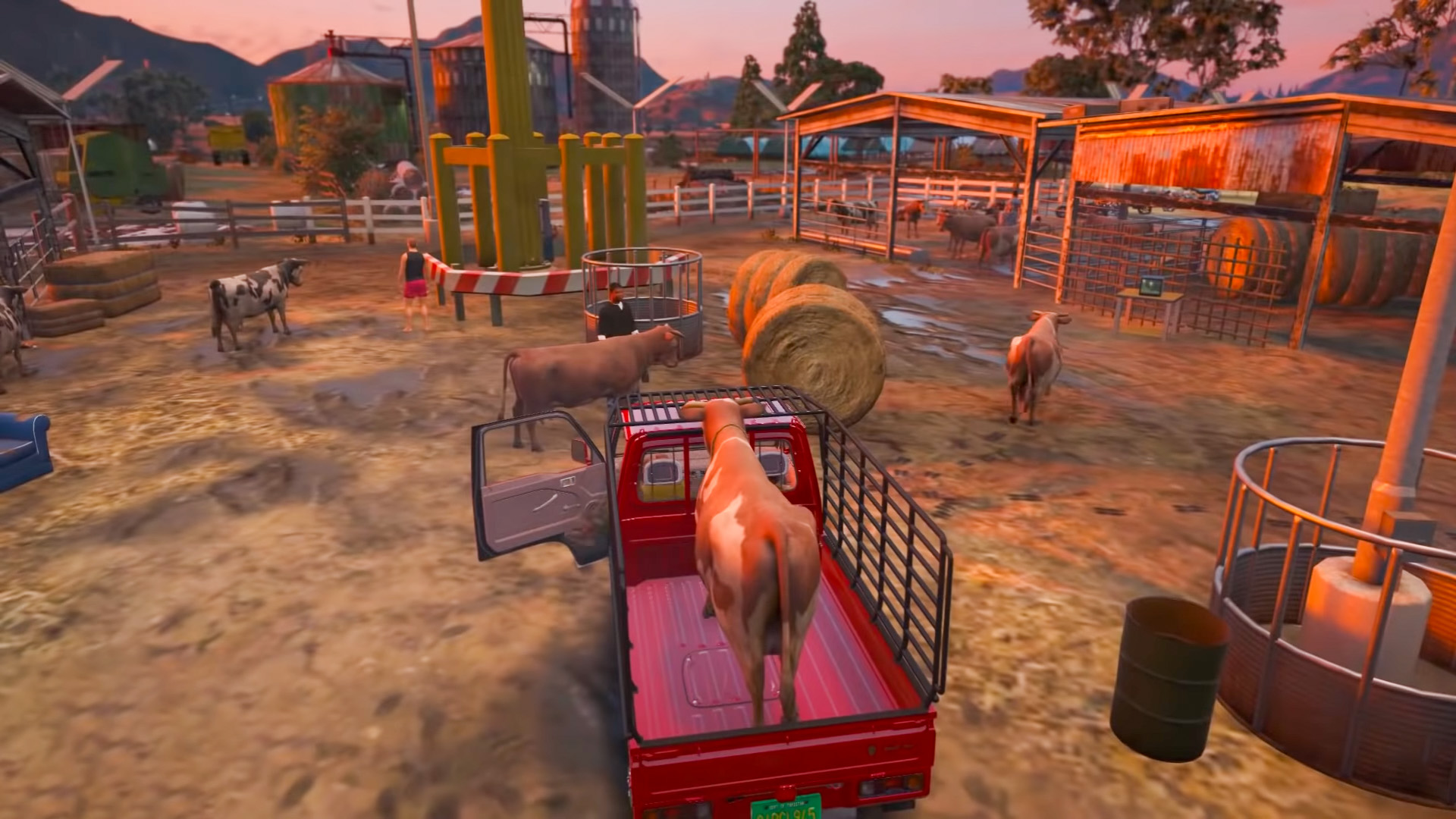 اسکرین شات 2 بازی Animal truck game: Cargo Truck