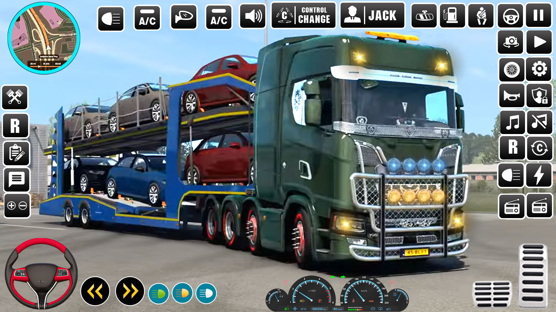 اسکرین شات 2 بازی Euro Truck Driving: Truck Game