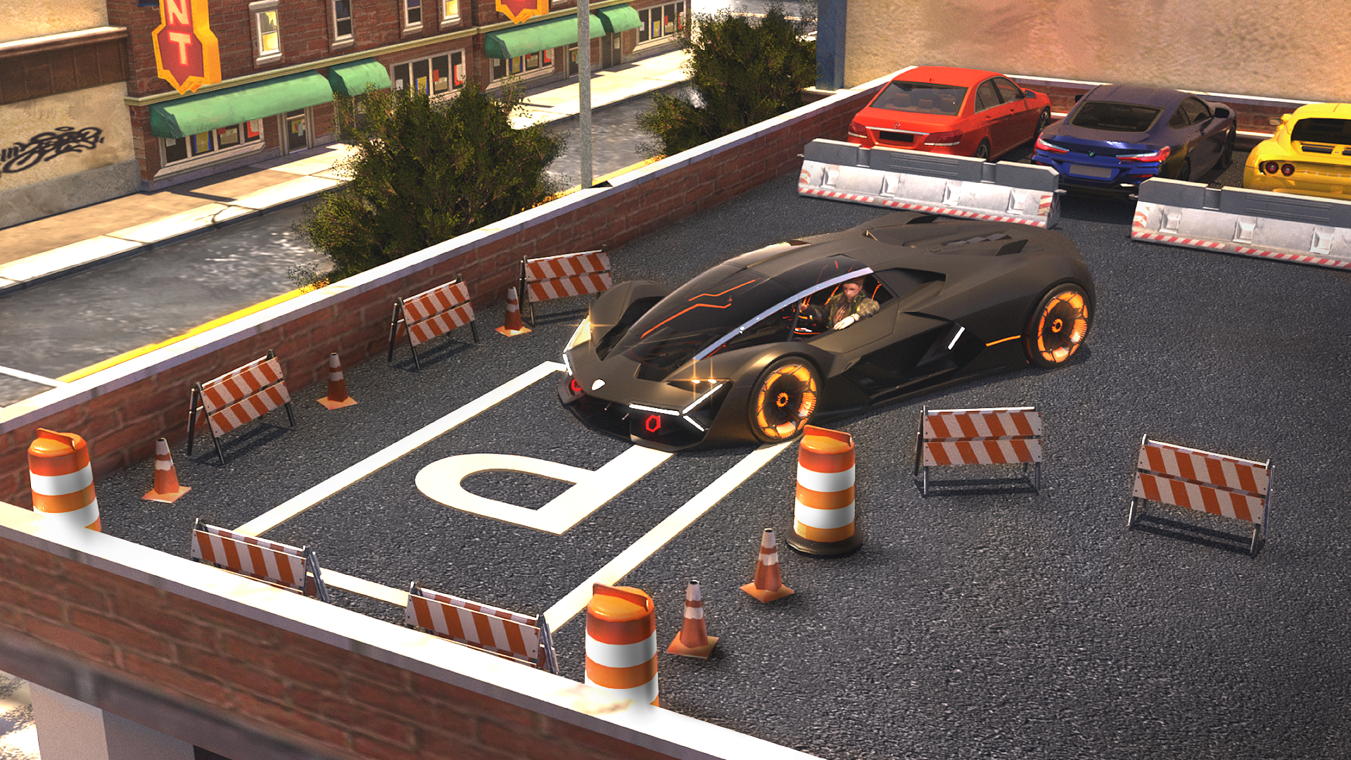 اسکرین شات 1 برنامه Luxury Car Parking Games