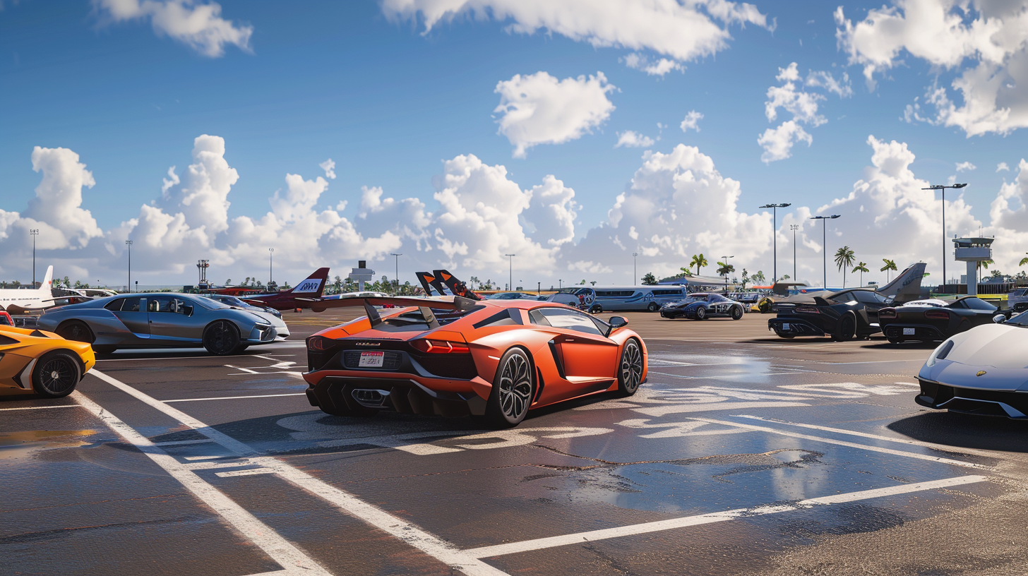 اسکرین شات 1 برنامه Car Parking : Luxury Car Games