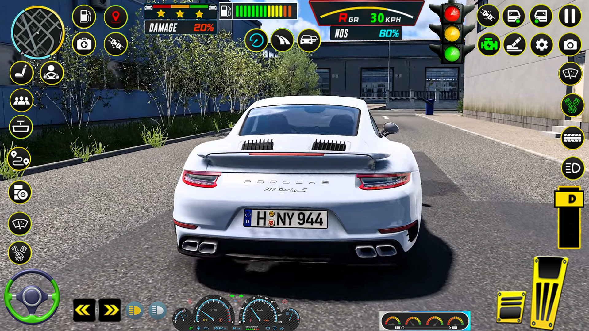 اسکرین شات 4 بازی School Car Driving Game 2024